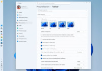 Barra de tarefas móvel e compacta regressa ao Windows 11
