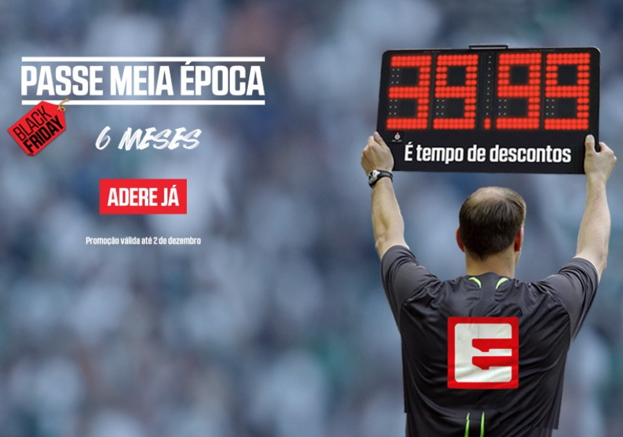 Eleven Sports celebra "Black Week" com passe de meia época