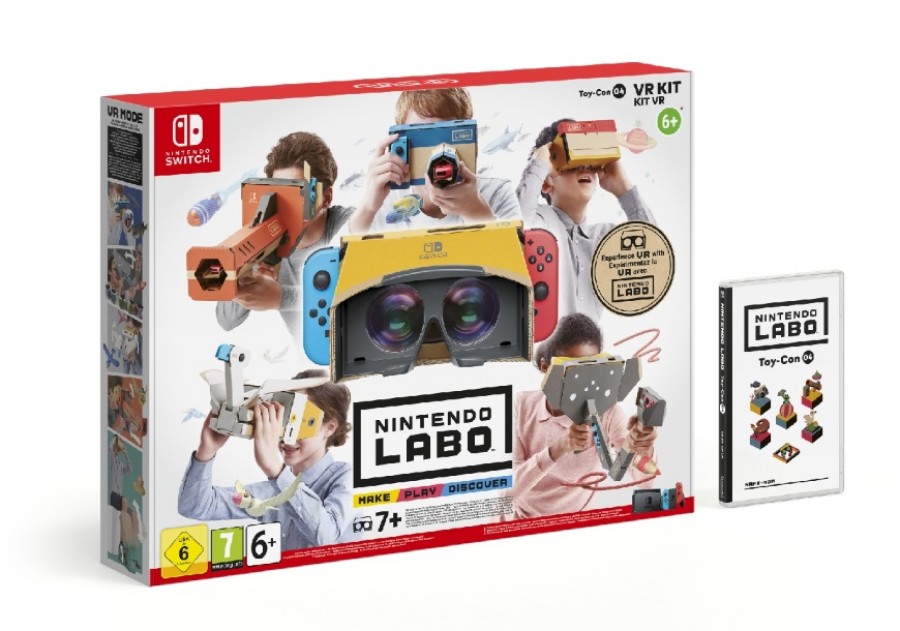 Kit VR chega ao Nintendo Labo no dia 12 de abril