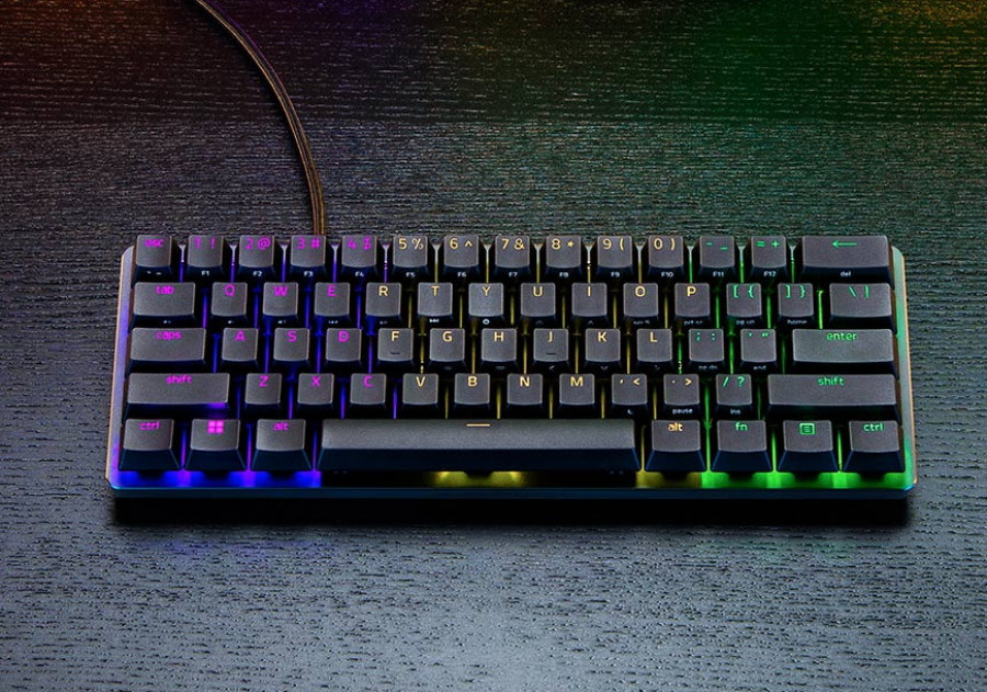 Razer anuncia novo teclado compacto Huntsman Mini Analog